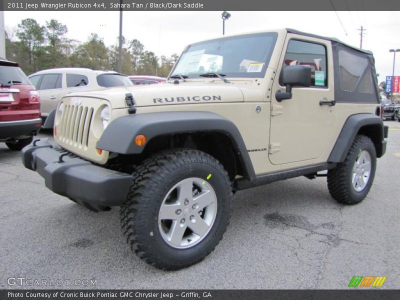 Front 3/4 View of 2011 Wrangler Rubicon 4x4