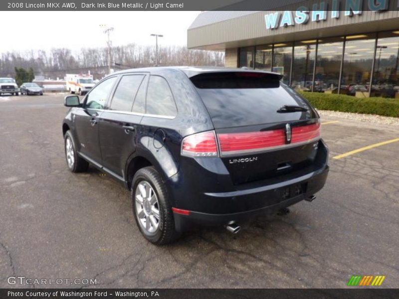 Dark Ink Blue Metallic / Light Camel 2008 Lincoln MKX AWD