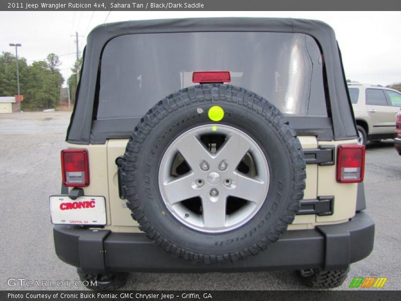 Sahara Tan / Black/Dark Saddle 2011 Jeep Wrangler Rubicon 4x4