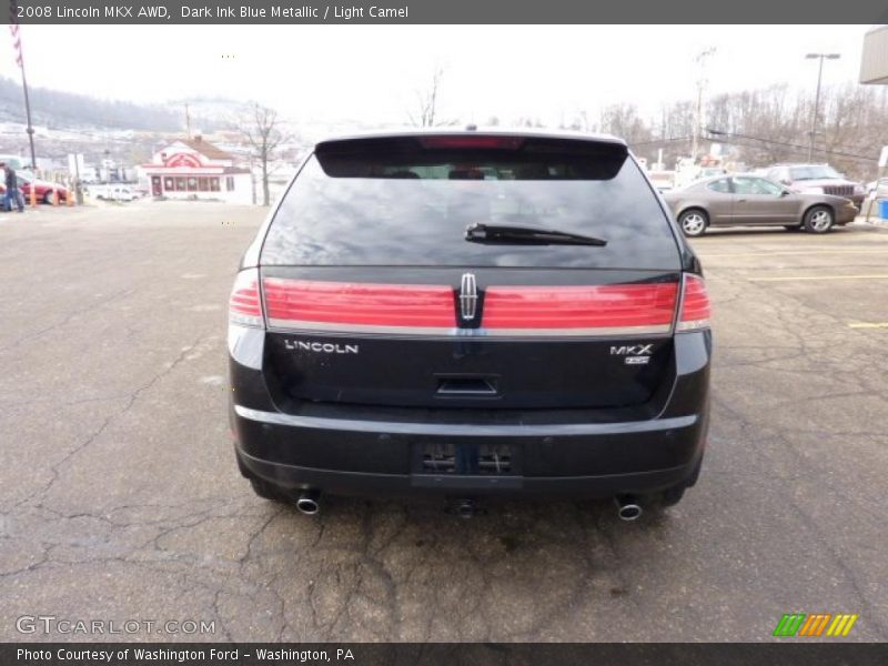 Dark Ink Blue Metallic / Light Camel 2008 Lincoln MKX AWD