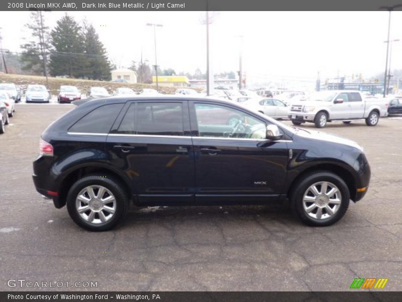 Dark Ink Blue Metallic / Light Camel 2008 Lincoln MKX AWD