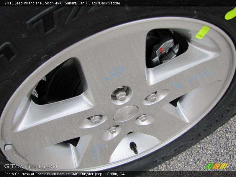 Sahara Tan / Black/Dark Saddle 2011 Jeep Wrangler Rubicon 4x4