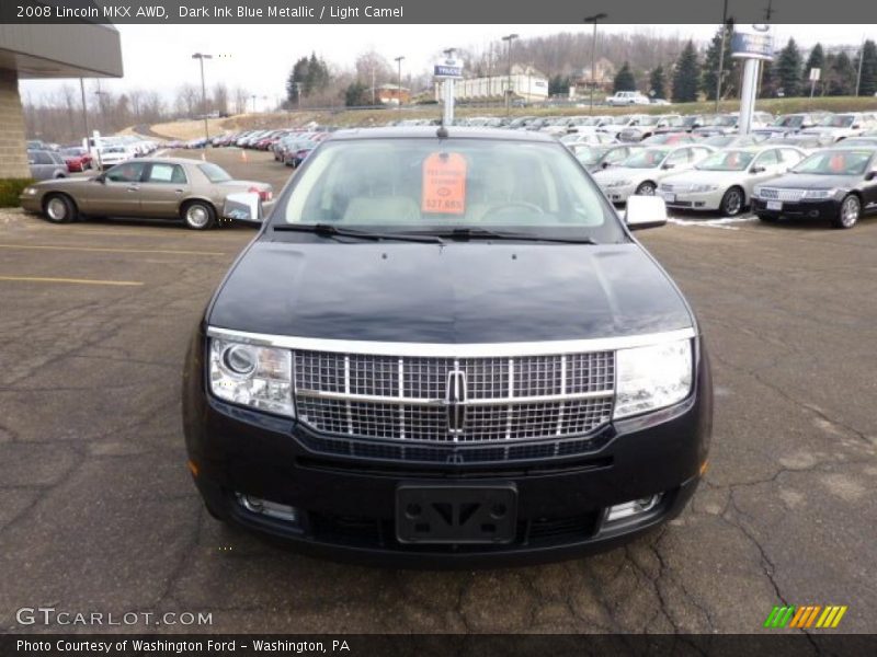 Dark Ink Blue Metallic / Light Camel 2008 Lincoln MKX AWD
