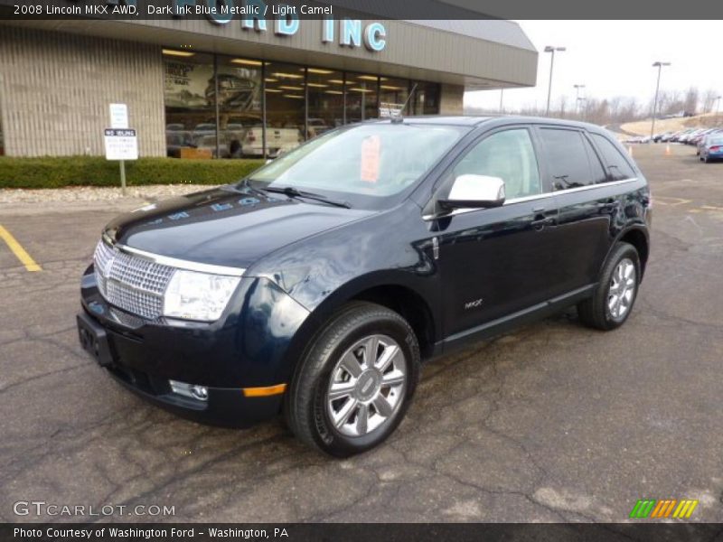 Dark Ink Blue Metallic / Light Camel 2008 Lincoln MKX AWD