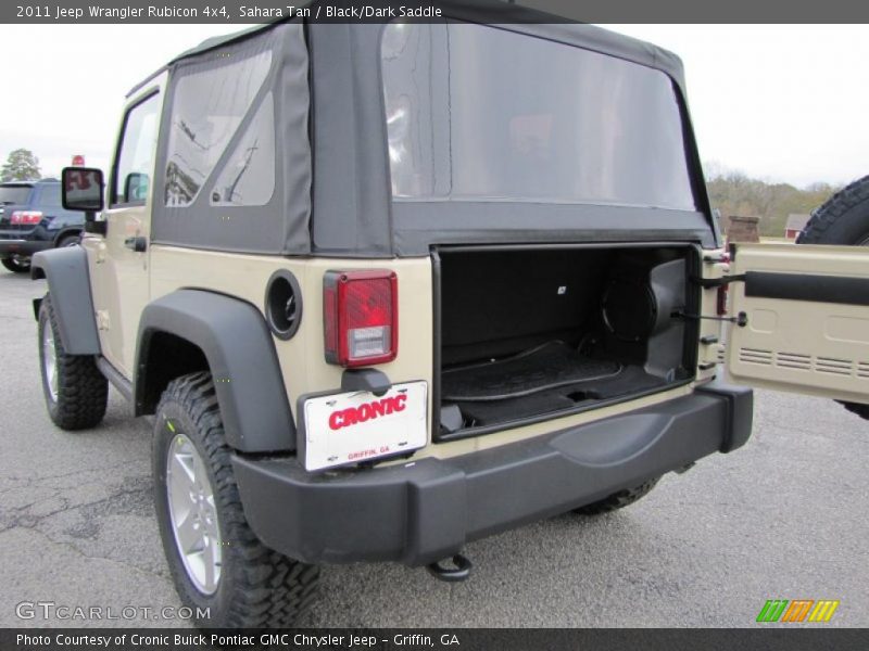 Sahara Tan / Black/Dark Saddle 2011 Jeep Wrangler Rubicon 4x4
