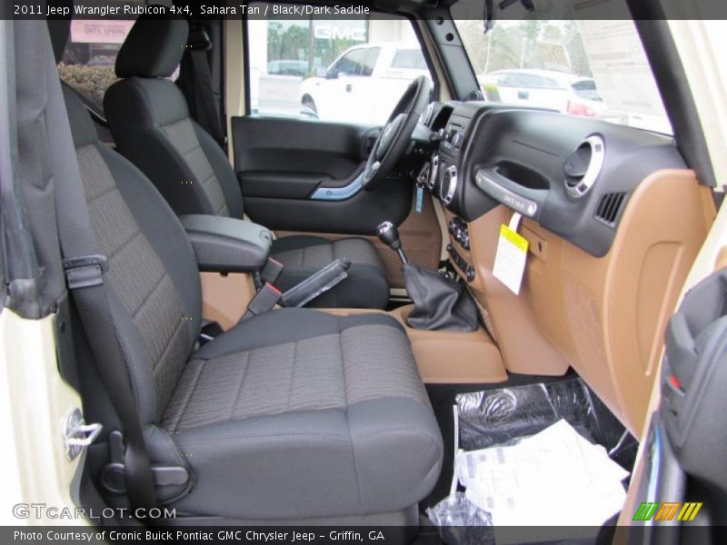  2011 Wrangler Rubicon 4x4 Black/Dark Saddle Interior