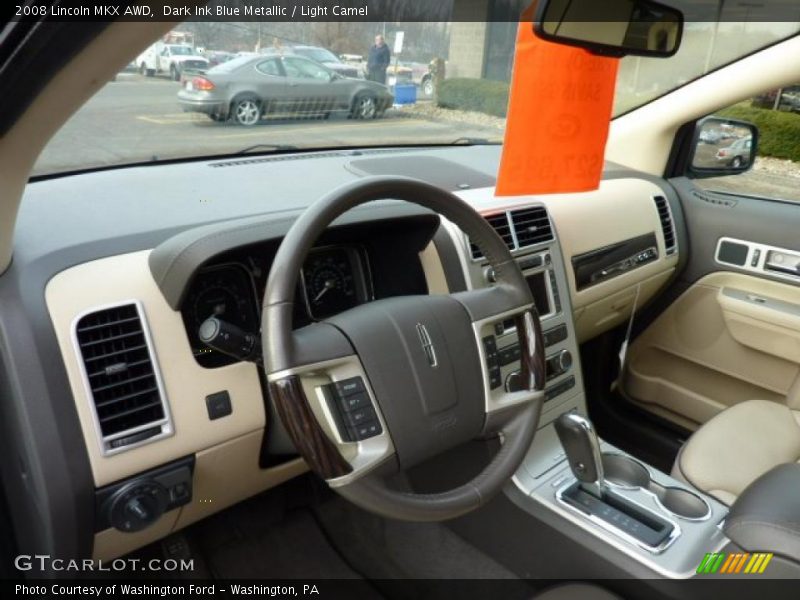 Dark Ink Blue Metallic / Light Camel 2008 Lincoln MKX AWD