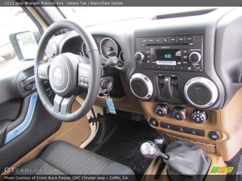 Dashboard of 2011 Wrangler Rubicon 4x4