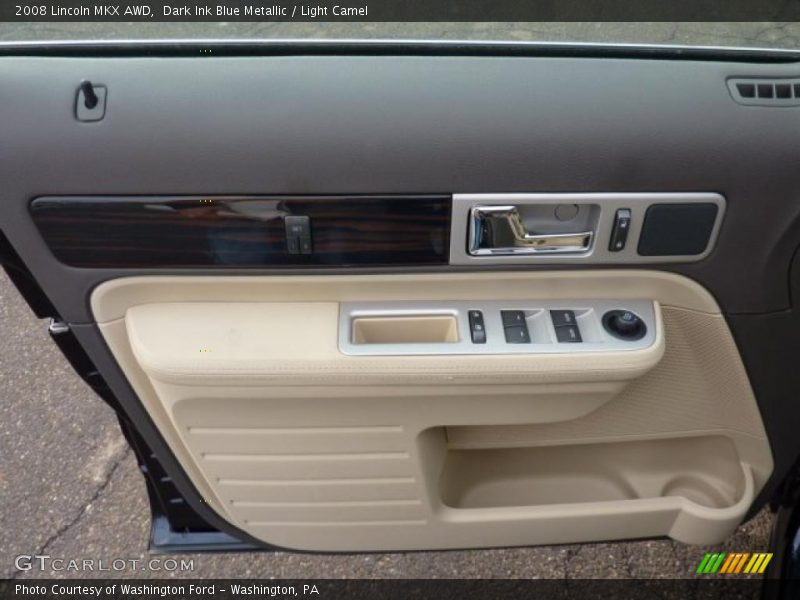 Dark Ink Blue Metallic / Light Camel 2008 Lincoln MKX AWD