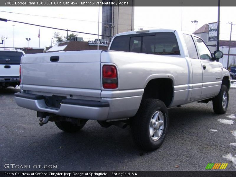  2001 Ram 1500 SLT Club Cab 4x4 Bright Silver Metallic
