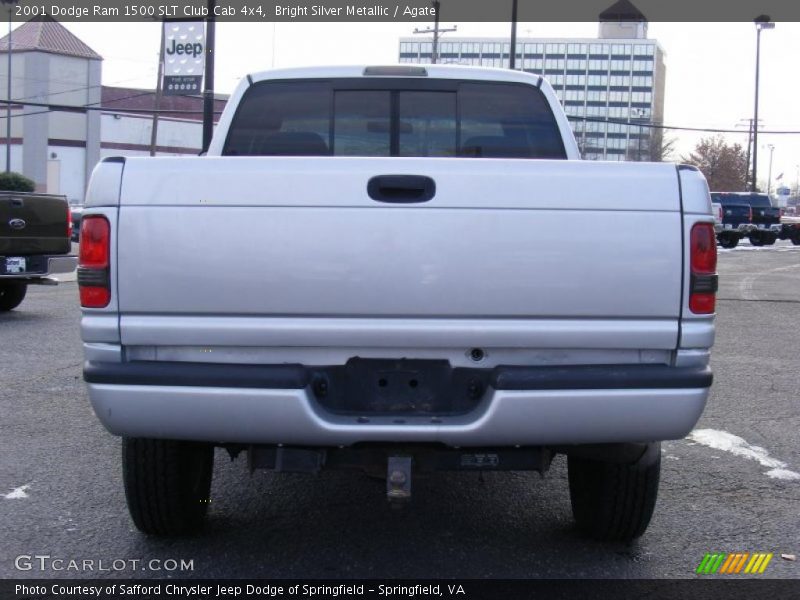 Bright Silver Metallic / Agate 2001 Dodge Ram 1500 SLT Club Cab 4x4