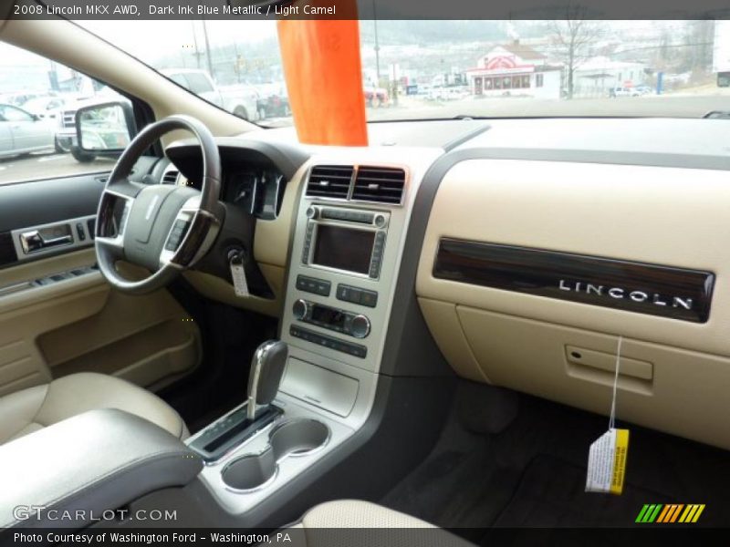 Dark Ink Blue Metallic / Light Camel 2008 Lincoln MKX AWD