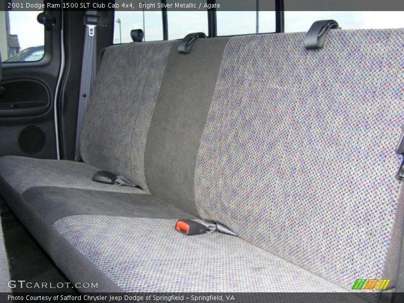 Bright Silver Metallic / Agate 2001 Dodge Ram 1500 SLT Club Cab 4x4