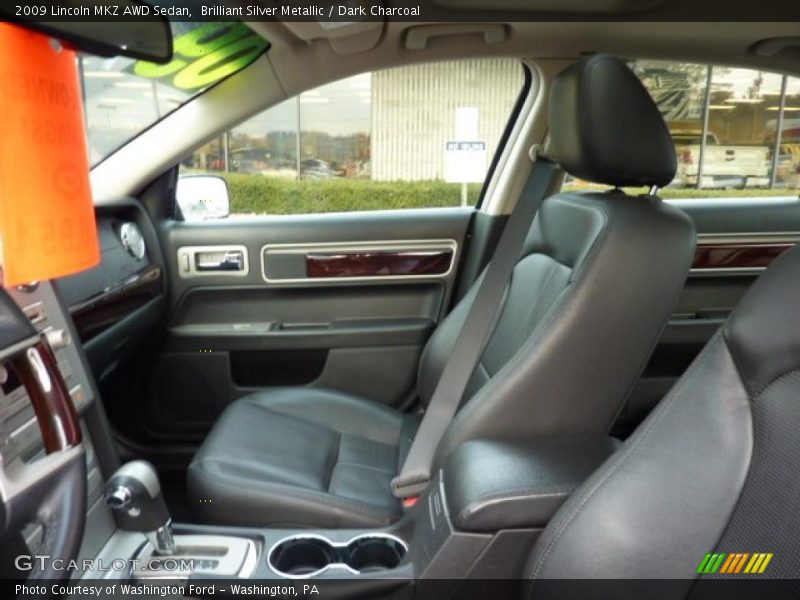 Brilliant Silver Metallic / Dark Charcoal 2009 Lincoln MKZ AWD Sedan