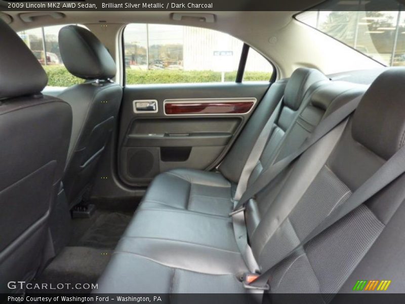 Brilliant Silver Metallic / Dark Charcoal 2009 Lincoln MKZ AWD Sedan