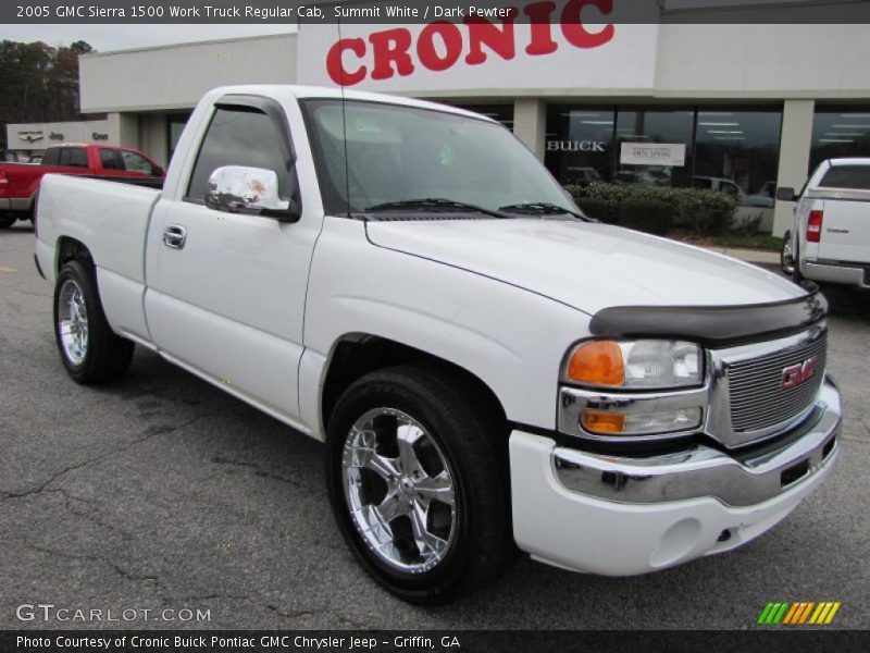 Summit White / Dark Pewter 2005 GMC Sierra 1500 Work Truck Regular Cab