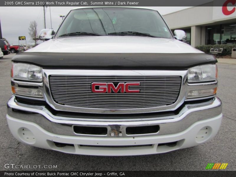 Summit White / Dark Pewter 2005 GMC Sierra 1500 Work Truck Regular Cab
