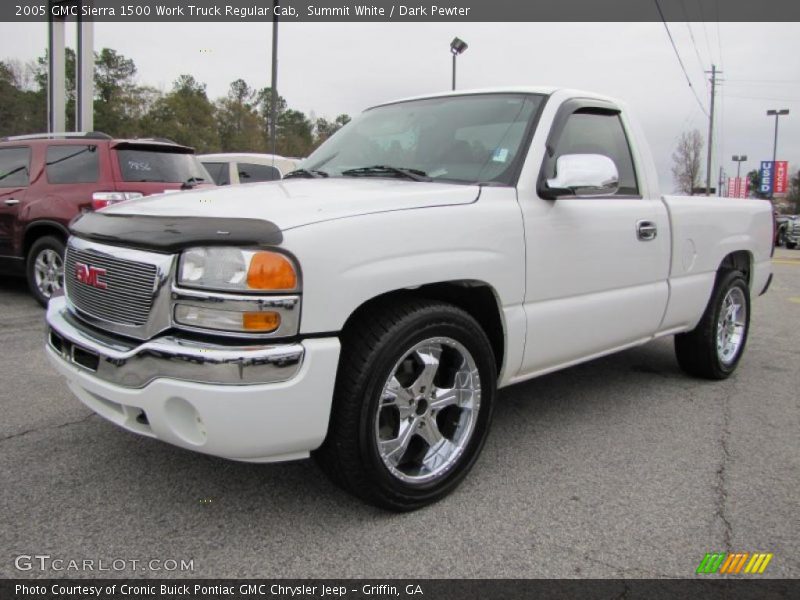 Summit White / Dark Pewter 2005 GMC Sierra 1500 Work Truck Regular Cab