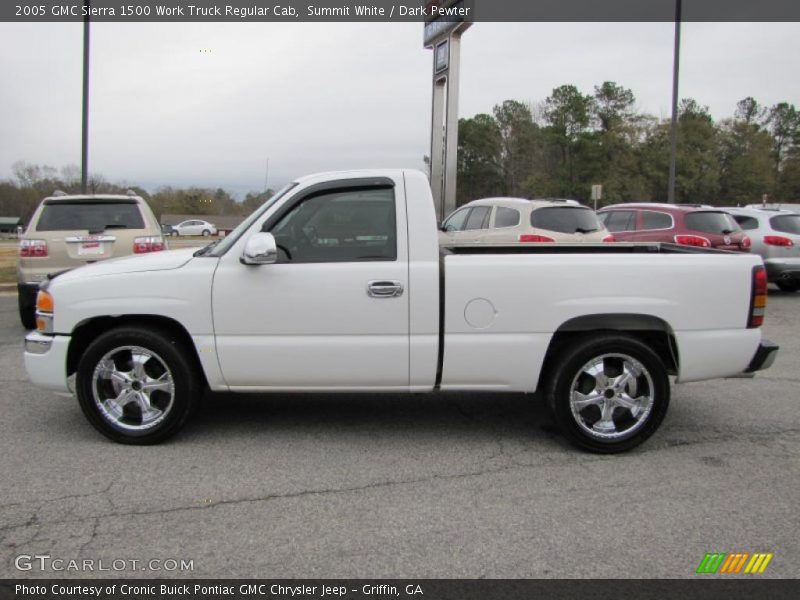 Summit White / Dark Pewter 2005 GMC Sierra 1500 Work Truck Regular Cab