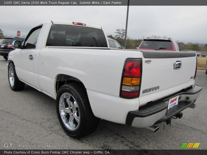 Summit White / Dark Pewter 2005 GMC Sierra 1500 Work Truck Regular Cab