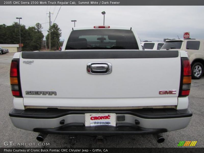 Summit White / Dark Pewter 2005 GMC Sierra 1500 Work Truck Regular Cab
