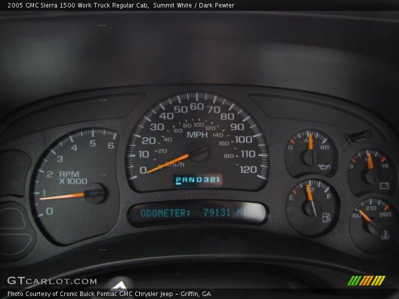 Summit White / Dark Pewter 2005 GMC Sierra 1500 Work Truck Regular Cab