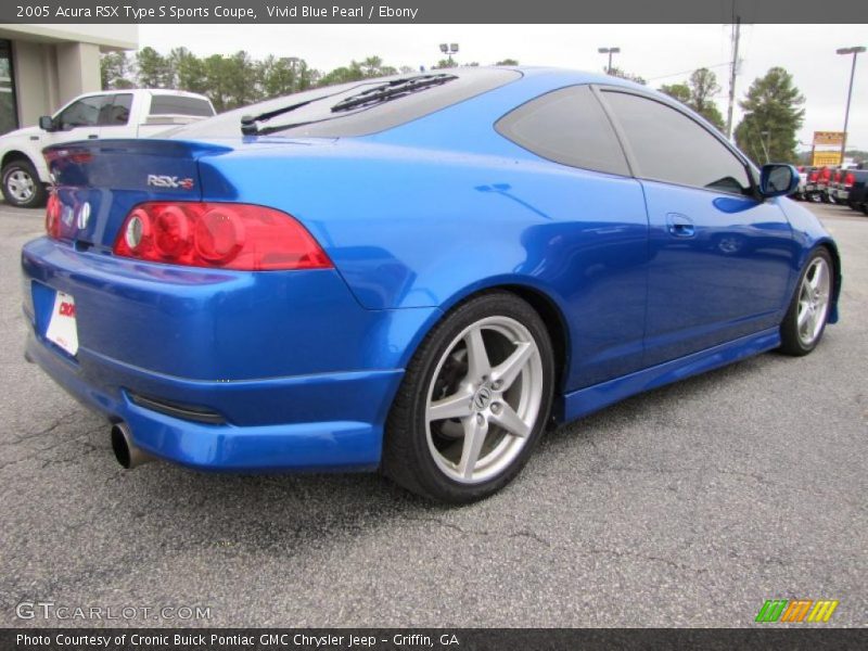 Vivid Blue Pearl / Ebony 2005 Acura RSX Type S Sports Coupe