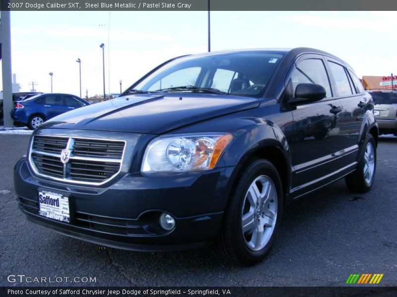 Steel Blue Metallic / Pastel Slate Gray 2007 Dodge Caliber SXT