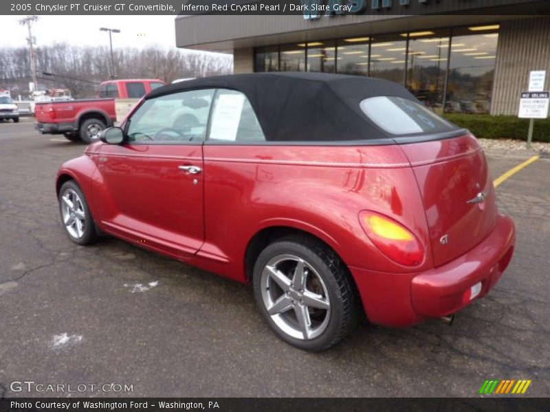Inferno Red Crystal Pearl / Dark Slate Gray 2005 Chrysler PT Cruiser GT Convertible