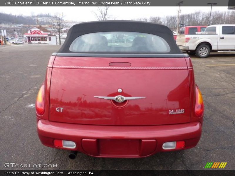 Inferno Red Crystal Pearl / Dark Slate Gray 2005 Chrysler PT Cruiser GT Convertible