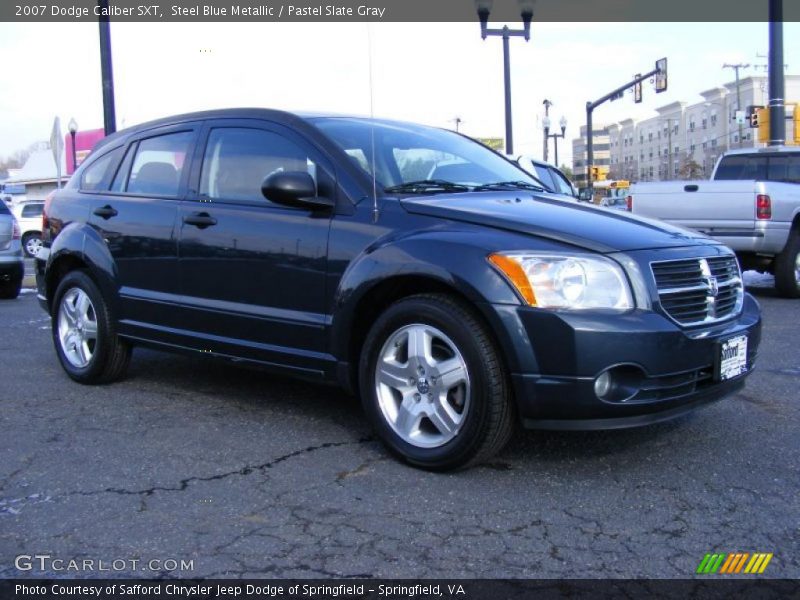 Steel Blue Metallic / Pastel Slate Gray 2007 Dodge Caliber SXT