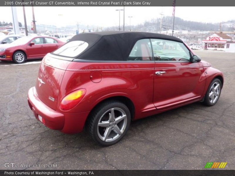 Inferno Red Crystal Pearl / Dark Slate Gray 2005 Chrysler PT Cruiser GT Convertible