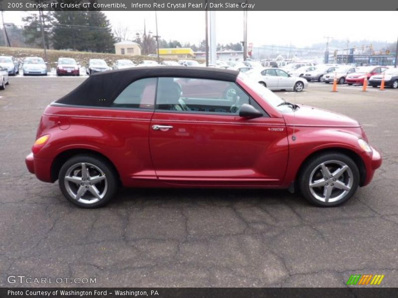 Inferno Red Crystal Pearl / Dark Slate Gray 2005 Chrysler PT Cruiser GT Convertible