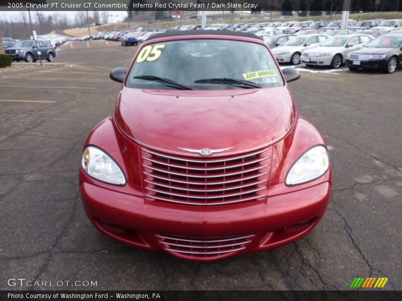 Inferno Red Crystal Pearl / Dark Slate Gray 2005 Chrysler PT Cruiser GT Convertible
