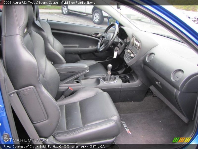  2005 RSX Type S Sports Coupe Ebony Interior