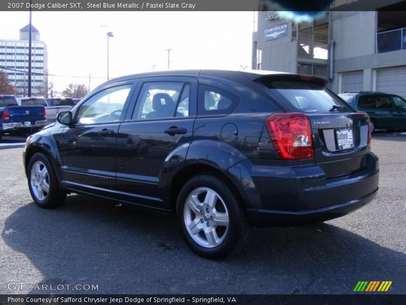Steel Blue Metallic / Pastel Slate Gray 2007 Dodge Caliber SXT