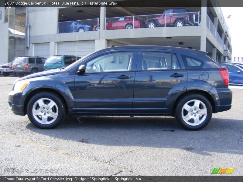 Steel Blue Metallic / Pastel Slate Gray 2007 Dodge Caliber SXT