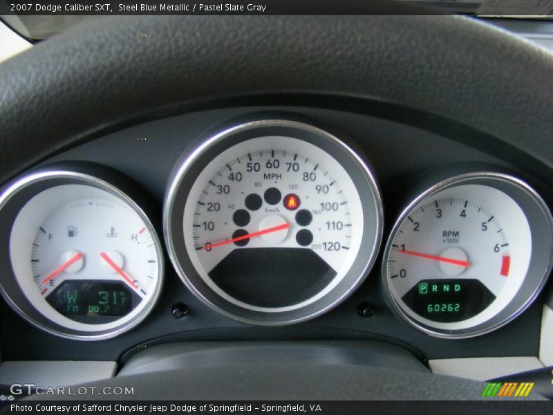Steel Blue Metallic / Pastel Slate Gray 2007 Dodge Caliber SXT