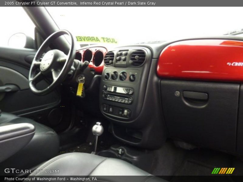 Inferno Red Crystal Pearl / Dark Slate Gray 2005 Chrysler PT Cruiser GT Convertible
