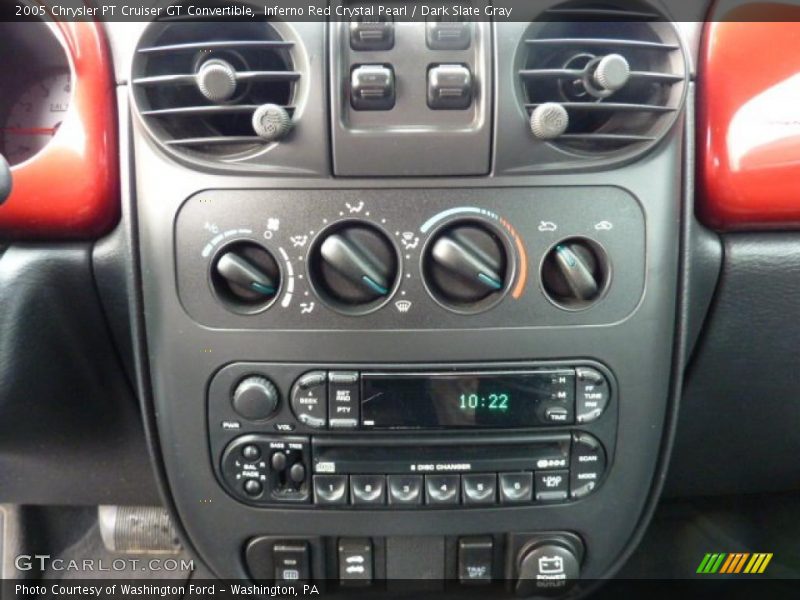 Inferno Red Crystal Pearl / Dark Slate Gray 2005 Chrysler PT Cruiser GT Convertible