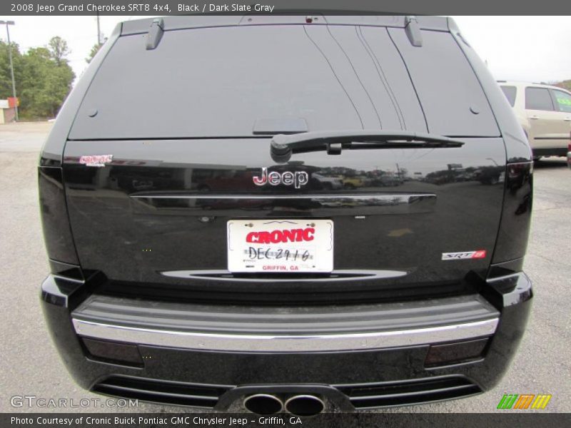 Black / Dark Slate Gray 2008 Jeep Grand Cherokee SRT8 4x4