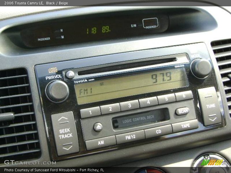 Black / Beige 2006 Toyota Camry LE