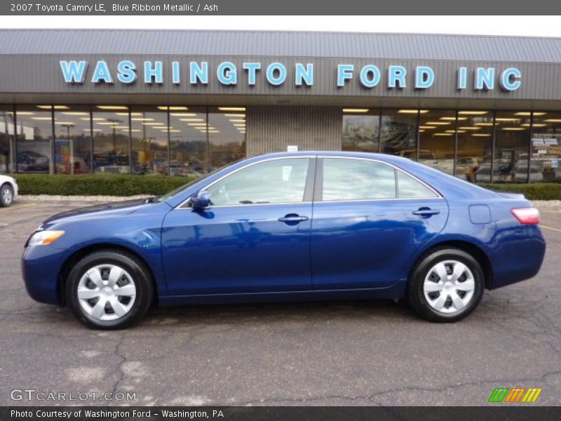 Blue Ribbon Metallic / Ash 2007 Toyota Camry LE