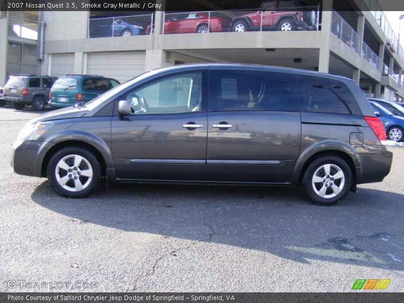 Smoke Gray Metallic / Gray 2007 Nissan Quest 3.5