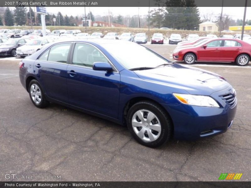 Blue Ribbon Metallic / Ash 2007 Toyota Camry LE