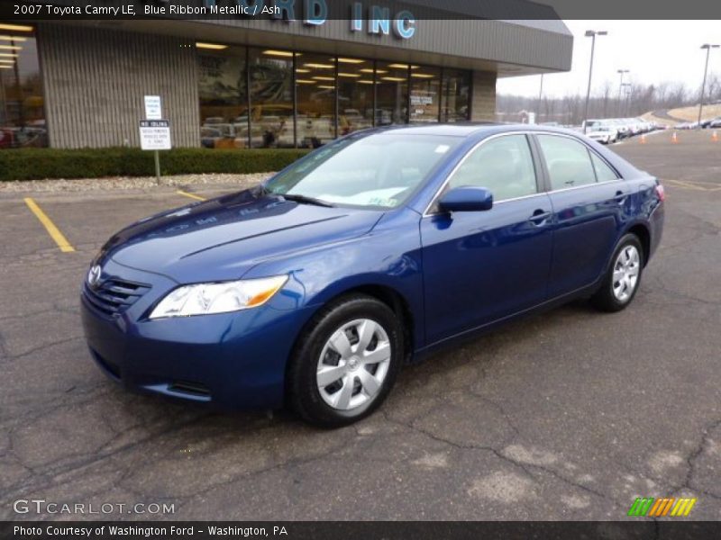 Blue Ribbon Metallic / Ash 2007 Toyota Camry LE