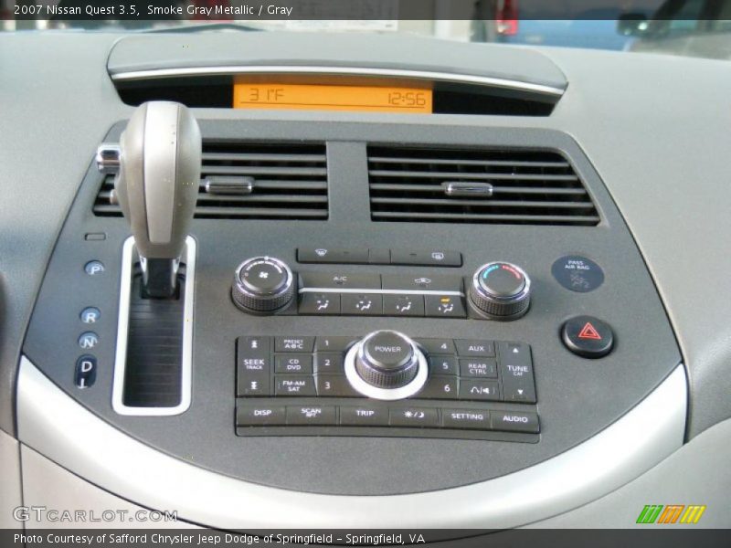 Smoke Gray Metallic / Gray 2007 Nissan Quest 3.5