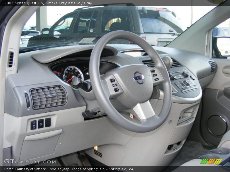 Smoke Gray Metallic / Gray 2007 Nissan Quest 3.5