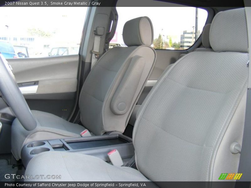 Smoke Gray Metallic / Gray 2007 Nissan Quest 3.5