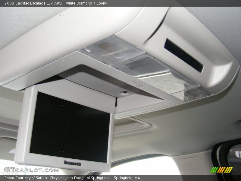 White Diamond / Ebony 2008 Cadillac Escalade ESV AWD